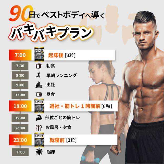 HMB EX サプリメント 90,000mg (国内製造) パーソナルトレーナー監修