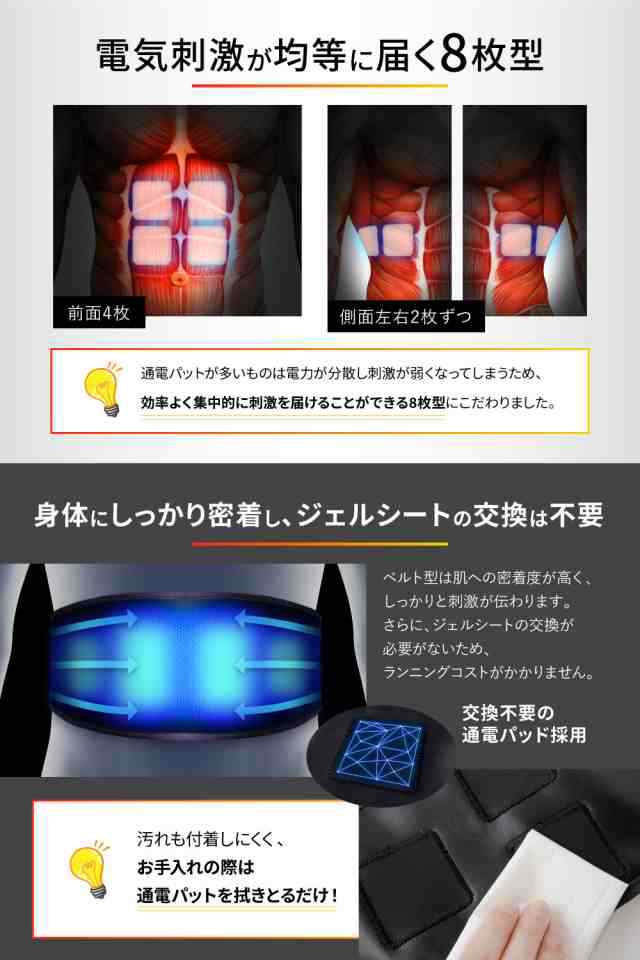 EMSベルト 腹筋ベルト ジェルシート不要 EMS ジェル不要 ダイエットグッズ 筋トレグッズ 筋トレ器具 腹筋マシン 筋トレマシン  筋肉トレーの通販はau PAY マーケット - いいねONLINE 健康＆美容研究所 au PAY マーケット店 | au PAY  マーケット－通販サイト