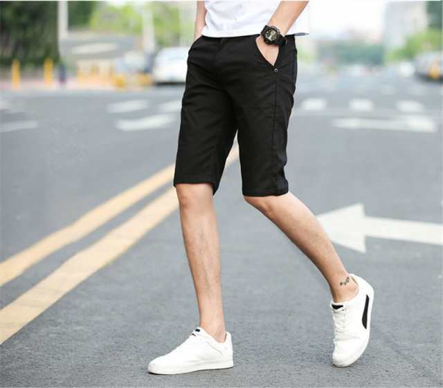 半額セール ゴルフウェア ハーフパンツ メンズ ショートパンツ 夏 ストレッチパンツ 五分丈 膝下 ゴルフパンツ 半ズボン 無地 の通販はau PAY  マーケット しろくまストア au PAY マーケット－通販サイト