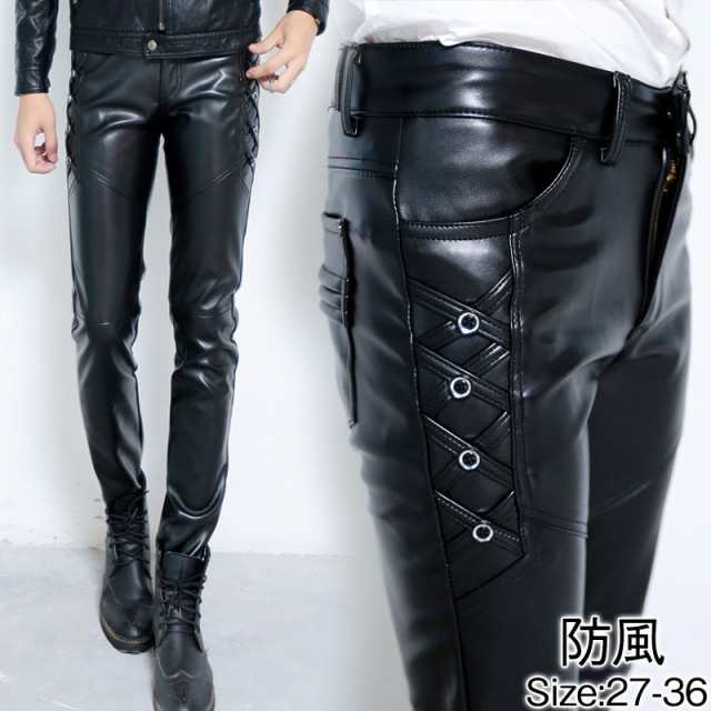 Ringsun Genuine Leather Suspenders for Men, Y Design Leather