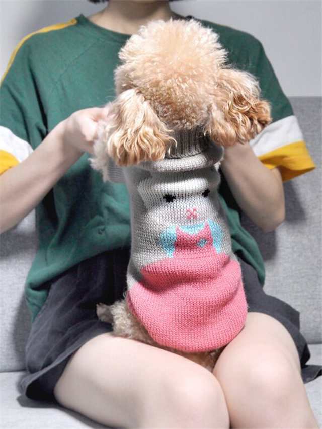 送料無料 犬 服 犬服 犬の服 秋冬 ニット セーター 犬用 タートル