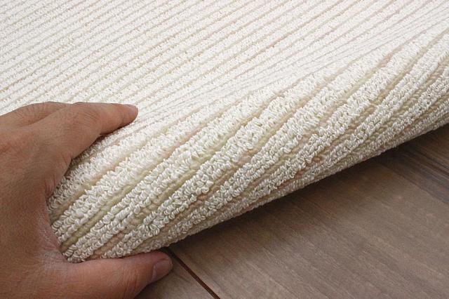 カーペット コットン 6畳 六畳 ラグ 綿混 国産 天然素材 絨毯 アイボリー 折り畳み式 江戸間 261 352cm コットンメリット６畳の通販はau Pay マーケット じゅうたん ラグ マット専門 大漁カーペット Au Pay マーケット店