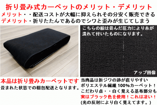 即納正規品ラグ 江戸間6畳(261×352cm) 色-ブラック /国産 日本製 い草風モダン柄 水洗い可能 ラグ一般