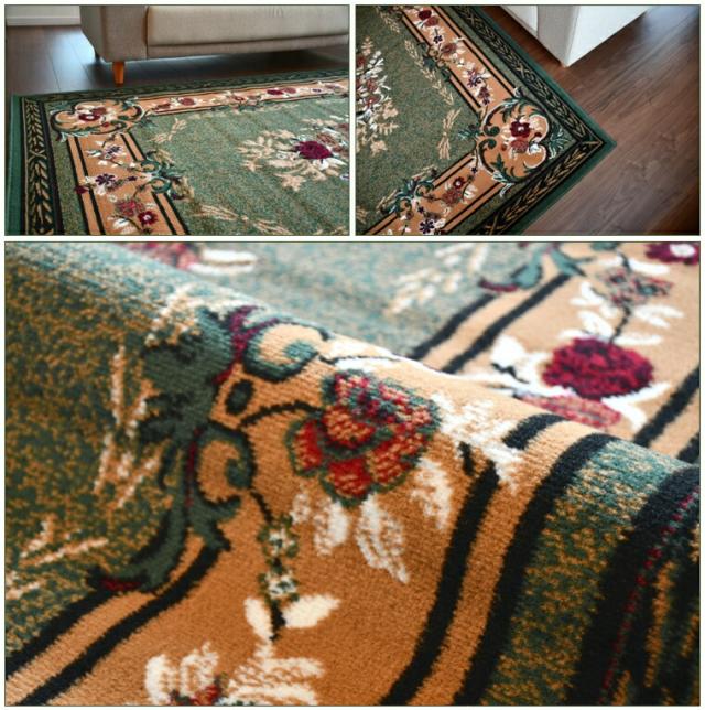 カーペット ラグ ベルギー 絨毯 じゅうたん 約 10畳 340x440cm 丸巻き アンティーク デザインラグ 当社在庫 ■オシリス7420／３４０×４４０_7