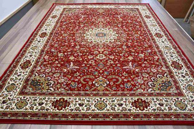 絨毯 じゅうたん 4.5畳 ラグ 240×240cm 正方形 おしゃれ ラグマット アンティーク クラシック 防炎 ウィルトン 厚手 青 ブルー グリーン レッド 赤 全3カラー 当社在庫 【カララ 240×240】_13