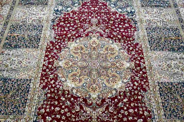 じゅうたん ラグマット 4畳 210×290cm おしゃれ 絨毯 カーペット 100万ノット 厚手 柄 クラシック 輸入 ウィルトン織 ソフト繊維 丸巻き 当社在庫 【ネスリン 210×290】 床暖対応_4