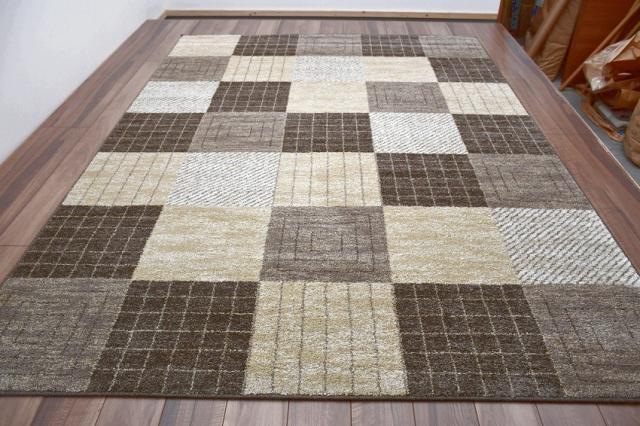 ラグマット 北欧 モダン おしゃれ 絨毯 6畳 240×330cm 絨毯 じゅうたん ウィルトン 厚手 ブルー ベージュ カジュアル 当社在庫 【パミ ２４０×３３０】 約六畳 ラグ Pam 240ｘ330 長方形_9