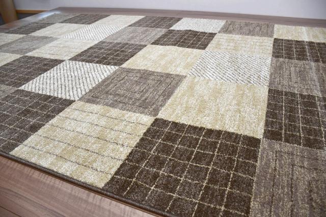 ラグマット 北欧 モダン おしゃれ 絨毯 6畳 240×330cm 絨毯 じゅうたん ウィルトン 厚手 ブルー ベージュ カジュアル 当社在庫 【パミ ２４０×３３０】 約六畳 ラグ Pam 240ｘ330 長方形_11