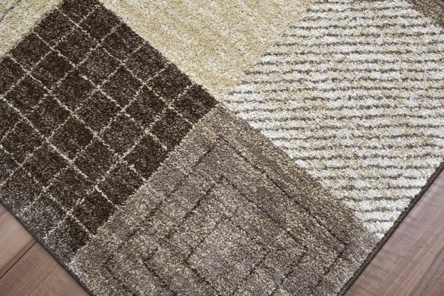 ラグマット 北欧 モダン おしゃれ 絨毯 6畳 240×330cm 絨毯 じゅうたん ウィルトン 厚手 ブルー ベージュ カジュアル 当社在庫 【パミ ２４０×３３０】 約六畳 ラグ Pam 240ｘ330 長方形_13