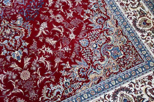 絨毯 ラグ カーペット 3畳 200×250cm おしゃれ 高級 140万ノット 厚手 防炎 クラシック アンティーク 柄 ウィルトン オリジナル デザインラグ 当社在庫 【ヴィアナ 200×250】_4