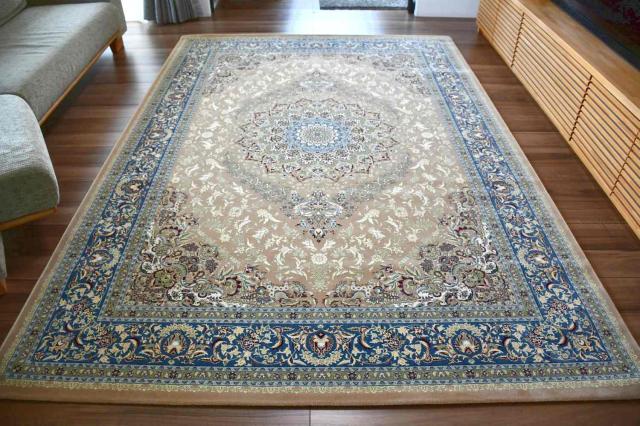 絨毯 ラグ カーペット 3畳 200×250cm おしゃれ 高級 140万ノット 厚手 防炎 クラシック アンティーク 柄 ウィルトン オリジナル デザインラグ 当社在庫 【ヴィアナ 200×250】_7