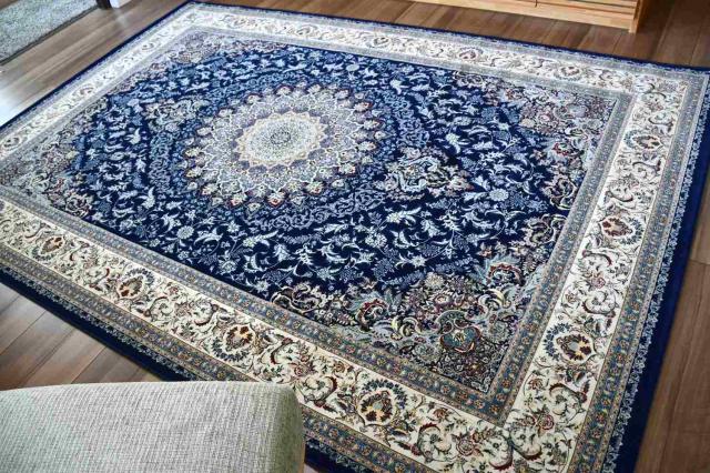 絨毯 ラグ カーペット 約4.5畳 240×240cm サイズ おしゃれ 140万ノット 厚手 防炎 クラシック アンティーク 柄 ウィルトン オリジナル デザインラグ 当社在庫 【ヴィアナ 240×240】 正方形_15