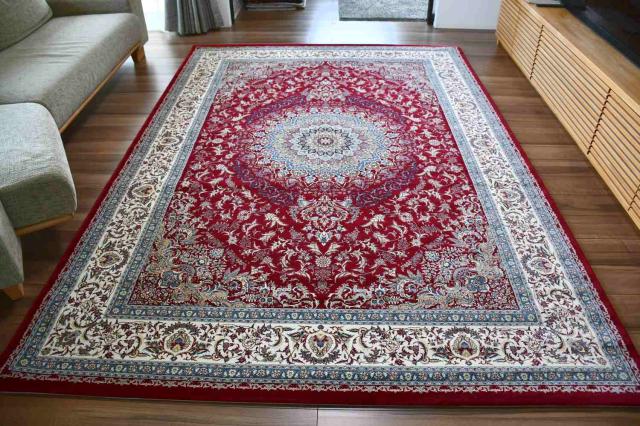 絨毯 ラグ カーペット 3畳 200×250cm おしゃれ 高級 140万ノット 厚手 防炎 クラシック アンティーク 柄 ウィルトン オリジナル デザインラグ 当社在庫 【ヴィアナ 200×250】_3