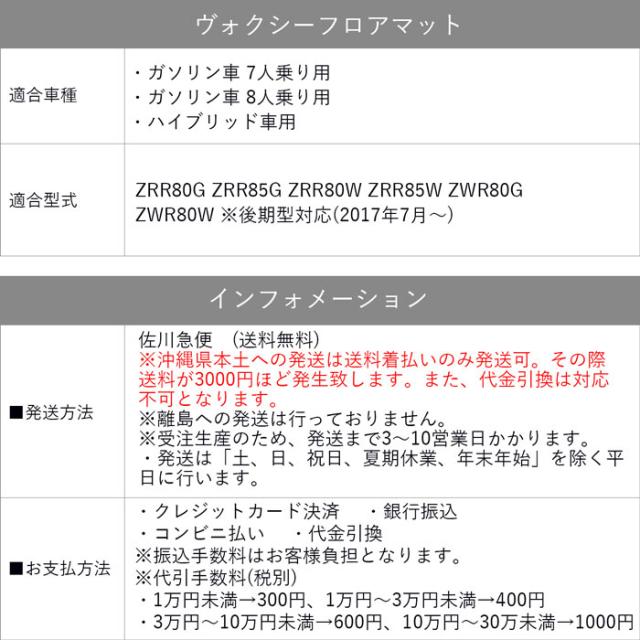 トヨタ ヴォクシー ボクシー Voxy 80系 85系 ガソリン車 ハイブリッド車 7人 8人 乗り カーマット フロアマット ラゲッジマット セット の通販はau Pay マーケット インターセプター Au Pay マーケット店