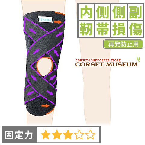 内側側副靱帯 再発防止用 | DXフロントニーガード