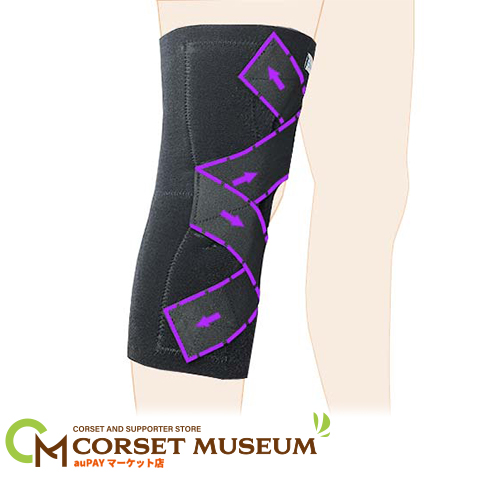 【未使用品】DXフロントニーガード M-L オスグッド病悪化防止用 オスグッド病 悪化防止用｜DXフロントニーガード