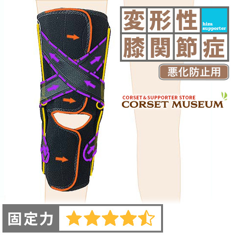 変形性膝関節症 悪化防止用｜ニーケアー・クロスベルト