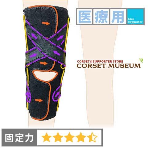 膝サポーター 医療用 ぐらつき防止 ニーケアー・クロスベルト