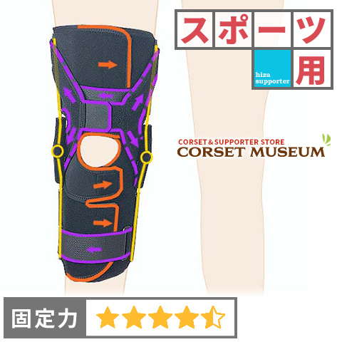 後方制限付き膝サポーター 後方制限付き膝サポーター