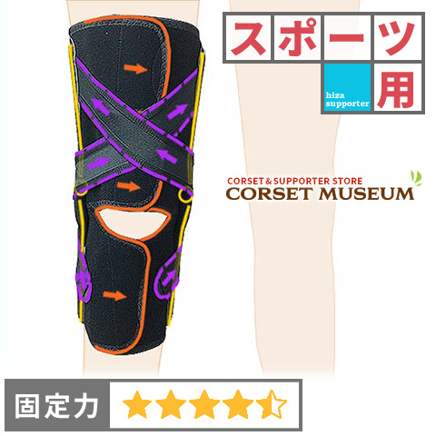医療用ニーケアクロスベルト　膝サポーター右用 膝サポーター スポーツ 医療用 ニーケアー・クロスベルト