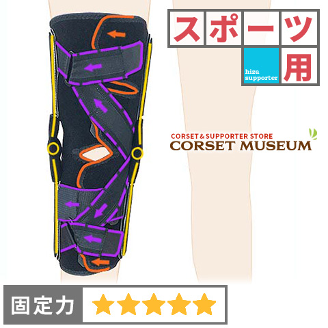 膝サポーター スポーツ 医療用 内側側副靱帯 固定力高 ニーケアー・MCL