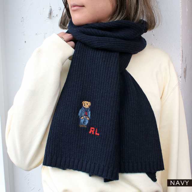 ポロ ラルフローレン POLO Ralph Lauren ポロベア ストール マフラー ニット スカーフ クマ メンズ レディース ギフト プレゼント  PC1034｜au PAY マーケット