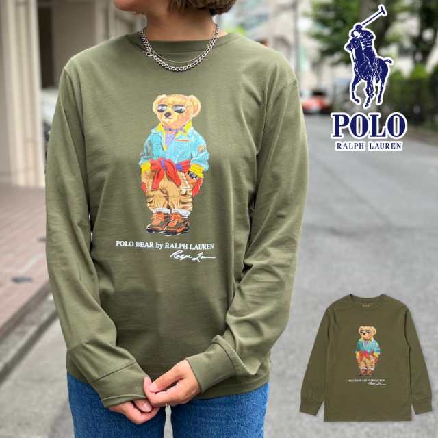 ポロ ラルフローレン ボーイズ レディース トップス 長袖 Tシャツ ロン