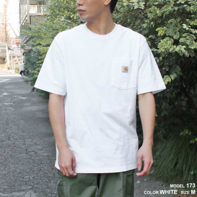 カーハート work wear 厚地 ポケット Ｔシャツ 半袖 K87