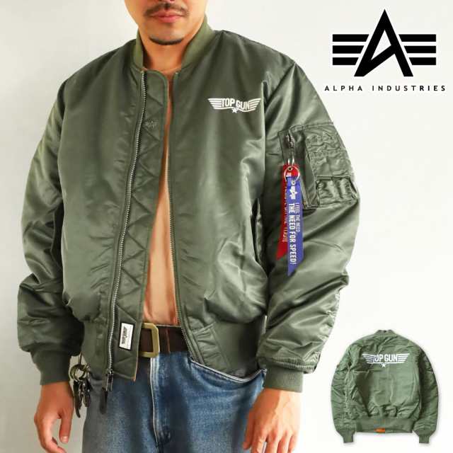 アルファ インダストリーズ アウター フライトジャケット メンズ レディース トップガンコラボ MA-1 BOMBER JACKET  CJT50000C1 ｜au PAY マーケット