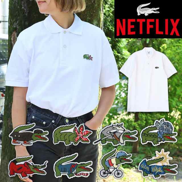 ラコステ LACOSTE Netflixコラボ 半袖 ポロシャツ トップス クラシック