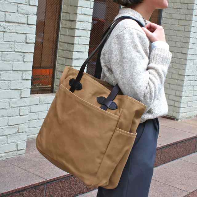 FILSON トートバッグ 70260 ラギットツイル ブライドルレザー USA-