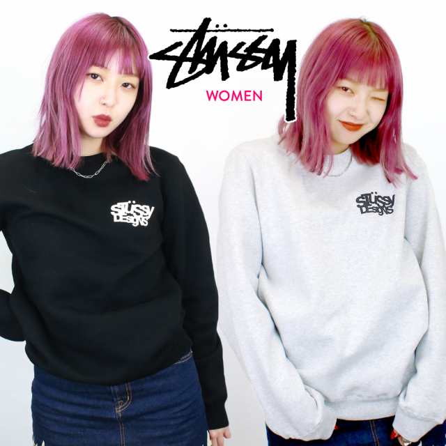 ステューシー Stussy トレーナー レディース クルーネック スウェット 裏起毛 ブランド 大きめ 厚手の通販はau Pay マーケット Golden West アメカジファッション