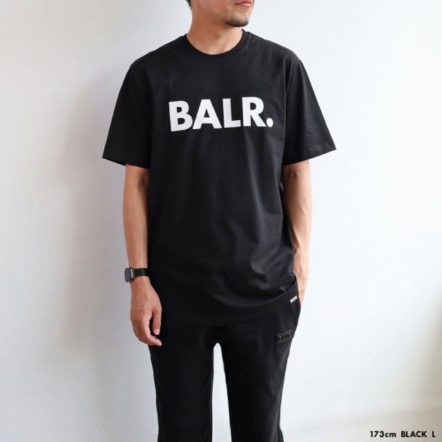 ボーラー BALR. メンズ クルーネック 半袖 Tシャツ ホワイト Lサイズ