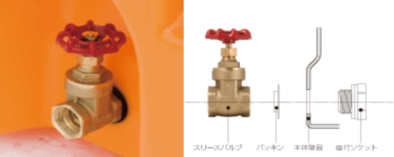 スイコー スーパーローリータンク1000L SLT-1000(25Aバルブ付) 耐衝撃性・耐久性に優れた液体運搬用タンク [散水用/防除用/作業用水用など] [個人様宅配送不可]_1