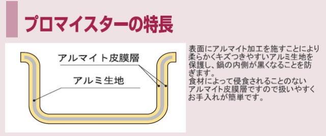 寸胴鍋 北陸アルミ プロマイスター 半寸胴鍋 48cm 内径 480mm 深さ 320mm 容量 58.0L 底厚 5.0mm 使いやすさと確かな品質で、味の業に応えるプロマイスター [日本製]_3