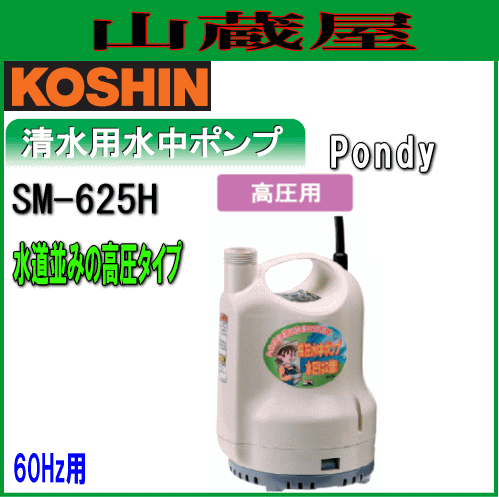 工進 清水用水中ポンプ　ポンディ SM-625H(60Hz用)[高圧用]