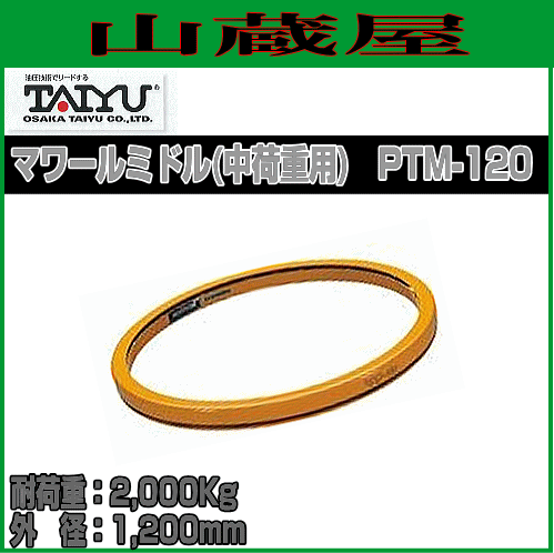 大阪タイユー 回転台 マワールミドル(中荷重用) PTM-120 外径1200mm 耐荷重2000Kg