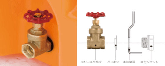 スイコー スーパーローリータンク100L/SLT-100(25Aバルブ付き）/[散水用/防除用/作業用水用など] [個人様宅配送不可]｜au PAY  マーケット