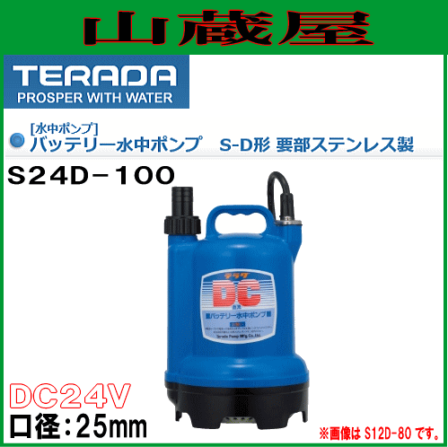 寺田ポンプ テラダポンプ - 水中ポンプ S24D-100 24V