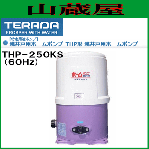 寺田ポンプ 浅井戸用ホームポンプ THP-250KS(60Hz) 屋外水まわり