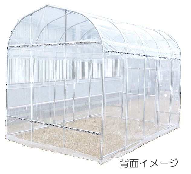 屋外温室 プチカ WP-10DW 1坪 両ドアタイプ ガラス仕様 直送 - 2