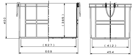 角型容器 ダイライト R型角型容器 100L R-100 1個 肉厚、丈夫で長持ち 外寸：(長さ)695×(幅)480×(高さ)400mm  カラー：ブルー 角型槽 角桶 [送料無料]の通販はau PAY マーケット - 山蔵屋 | au PAY マーケット－通販サイト