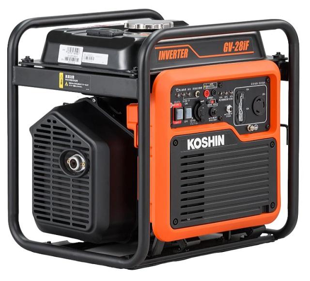 [特売] 工進 オープンインバーター発電機 GV-28iF (GV-28iF-AAA-0) 定格出力 2.8kVA 防災 災害 キャンプ KOSHIN_1