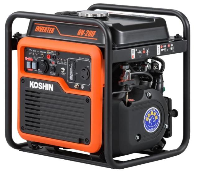 [特売] 工進 オープンインバーター発電機 GV-28iF (GV-28iF-AAA-0) 定格出力 2.8kVA 防災 災害 キャンプ KOSHIN_2