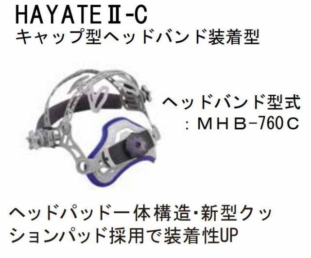 マイト工業 高速遮光面 HAYATE II HYT II-C (キャップ型) 機能充実