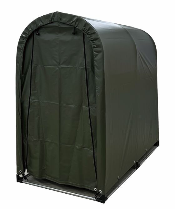 南栄工業 サイクルハウス2台用 ARMY 約0.5坪 間口 0.94m 奥行 1.8m 自転車置場 物置 倉庫_2