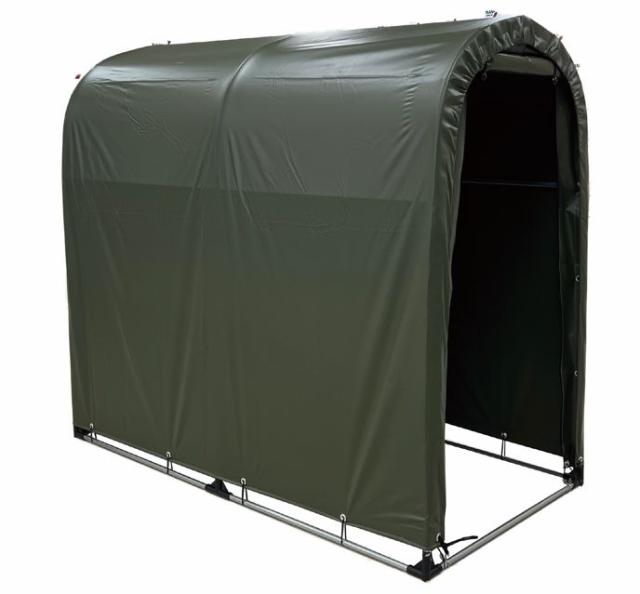 南栄工業 サイクルハウス2台用 ARMY 約0.5坪 間口 0.94m 奥行 1.8m 自転車置場 物置 倉庫_5