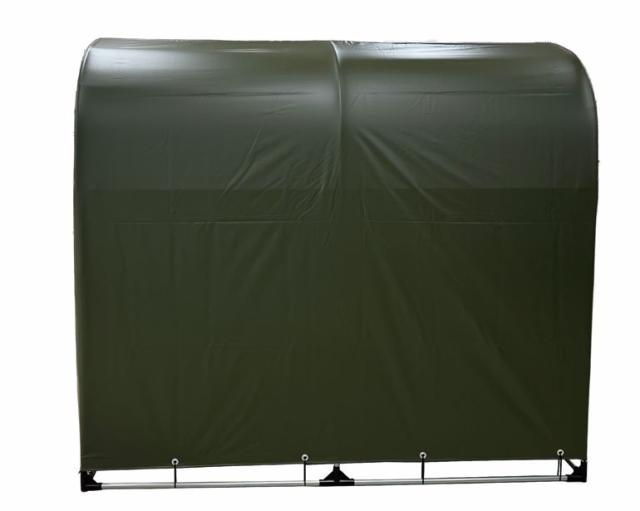 南栄工業 サイクルハウス2台用 ARMY 約0.5坪 間口 0.94m 奥行 1.8m 自転車置場 物置 倉庫_6