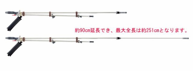 動噴用噴口 ヤマホ 伸縮切替畦畔PPSタイプ20型 G3/8 鉄砲噴口 伸縮式で飛距離アップ さらに従来品より140gの軽量化の通販はau PAY  マーケット - 山蔵屋 | au PAY マーケット－通販サイト