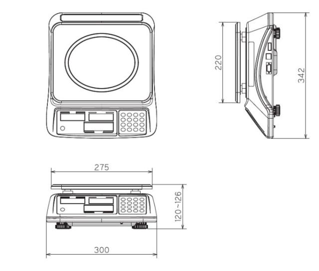 大和製衡(ヤマト) デジタル計数はかり LBS-100C-6 検定なし ひょう量:6.0kg 目量:0.2g_5